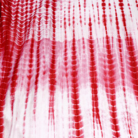  Red Tie&dye Real Silk Chanderi Fabrics in Bhopal