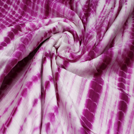  Magenta Tie&dye Real Silk Chanderi Fabrics in Bhopal