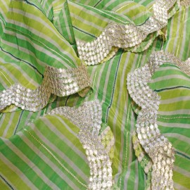  Green Colour Organza Laheriya Dupatta in Srinagar