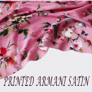  Armani Satin Print Fabric in Srinagar