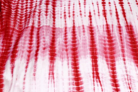 Red Tie&Dye Real Silk Chanderi Fabrics