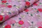 Pink Net Embroidery Fabrics