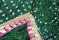 Bottle Green Bandhani Dupatta