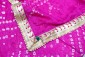 Fuchsia Pink Bandhani Dupatta