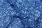 Sea Blue Colour Georgette Sequince Embroidery Fabrics