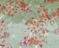 Pista Green Soft Dupion Silk Digital Print With Sequence Work
