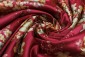 Maroon Colour Soft Dupion Silk Digital Print With Sequence Work
