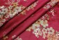 Maroon Colour Soft Dupion Silk Digital Print With Sequence Work