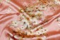 Peach Colour Soft Dupion Silk Digital Print With Sequence Work
