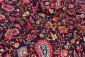  Wine Colour Georgette Embroidery Kashmiri Jaal Fabrics 