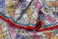 Multy Beige Colour Kantha Work Phulkari Dupatta