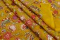 Mustard Colour Georgette Embroidery Kashmiri Jaal Work 
